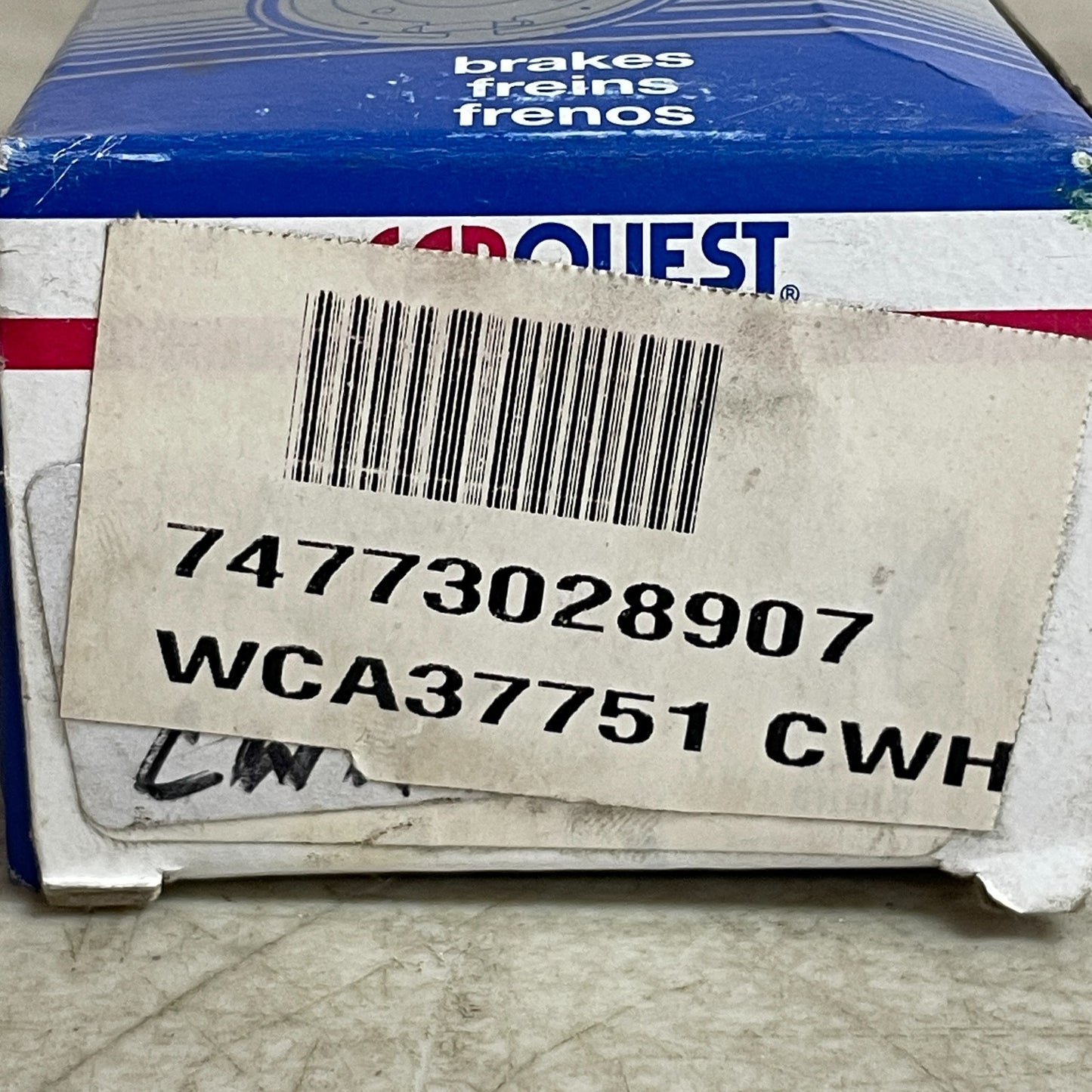 Carquest Wearever WCA37751 Drum Brake Wheel Cylinder 3/4" Bore Cast Iron