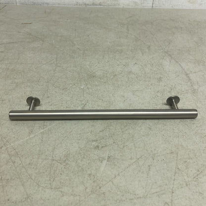 Signature Hardware 10'' Diehl Adjustable Round Brass Drawer Pull Brushed Nickel