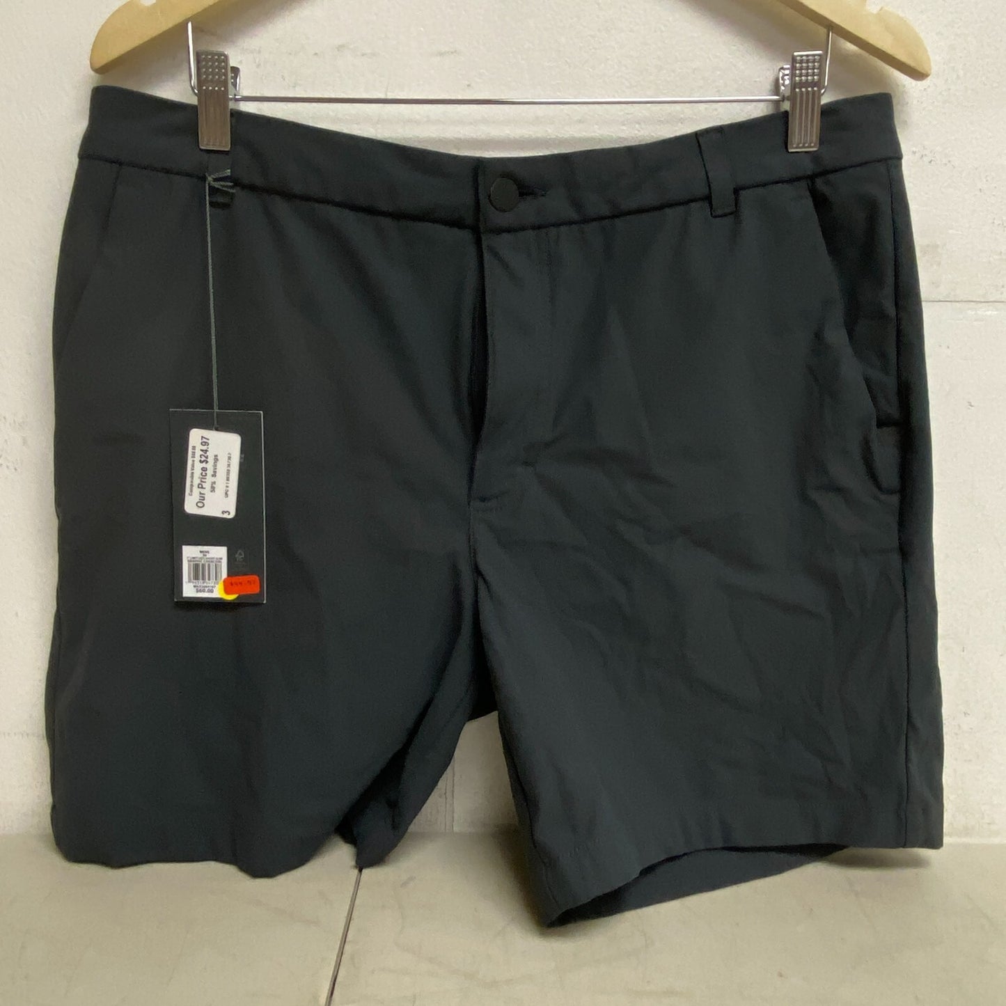 VRST Men's 7â Slim Limitless Shorts Graphic Charcoal MAX2004167 BRAND NEW