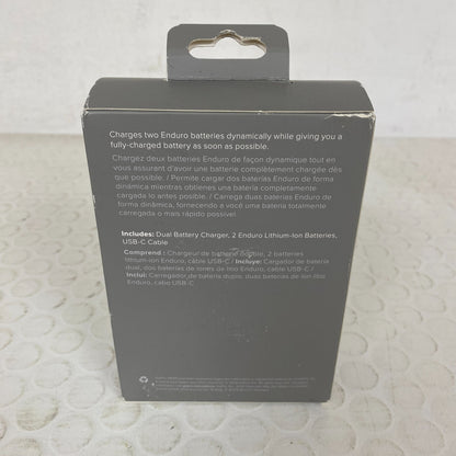 GoPro AEDBD-201 Dual Battery Charger + 2 Enduro Batteries for HERO13 Black