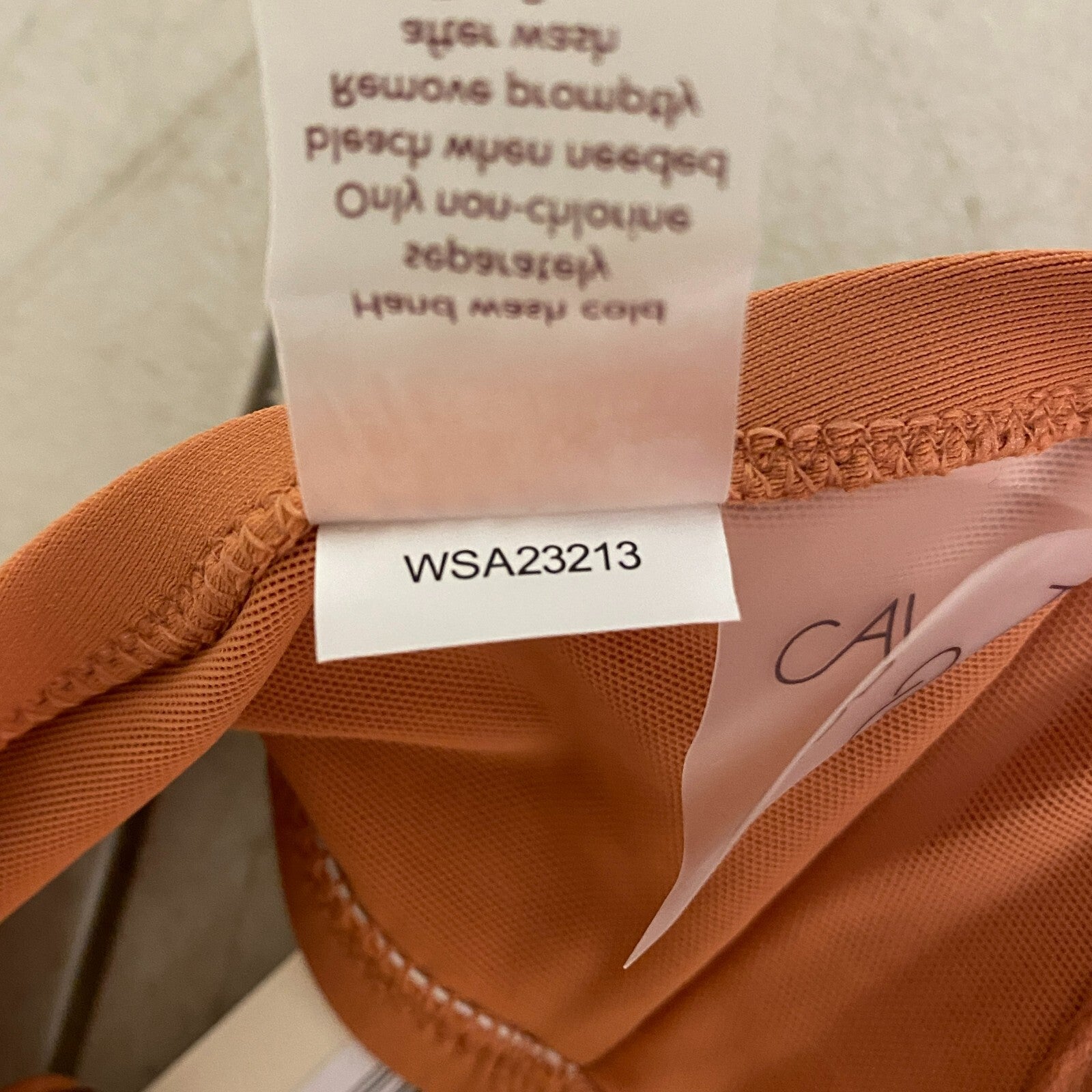 Calia Women's Underwire Bikini Top Apricot Aura WSA23213