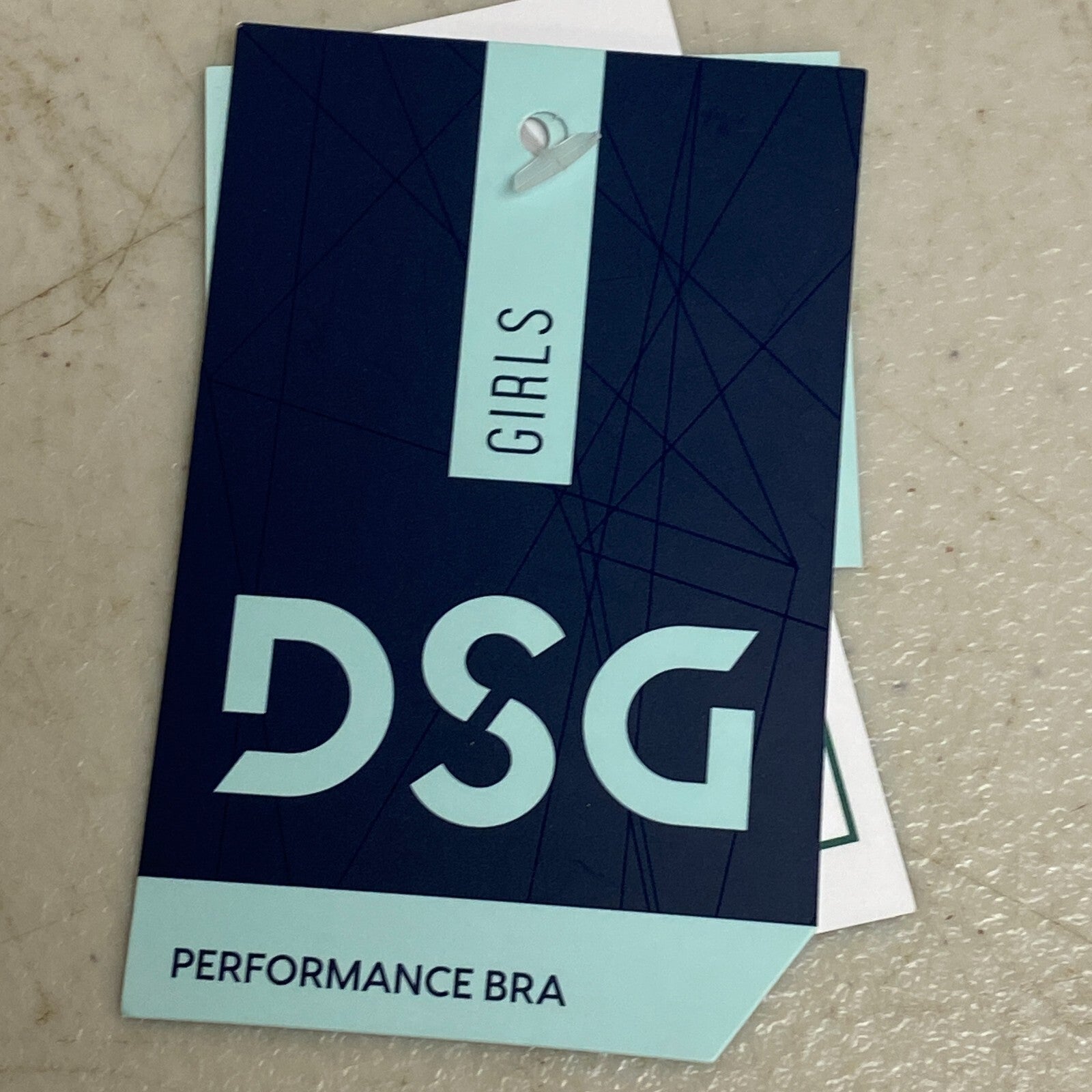 DSG Girls' Performance Shelf Bra Tank Swim Top Summer Watercolor DAG23712PRT