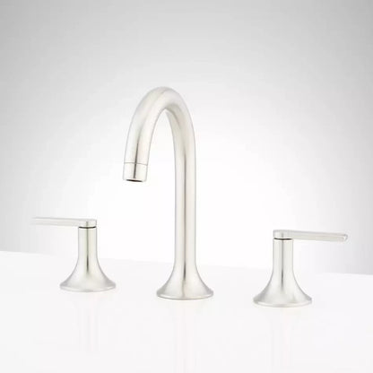 Signature Hardware Lentz Widespread Bathroom Faucet Body-Less Handles-Brushed..