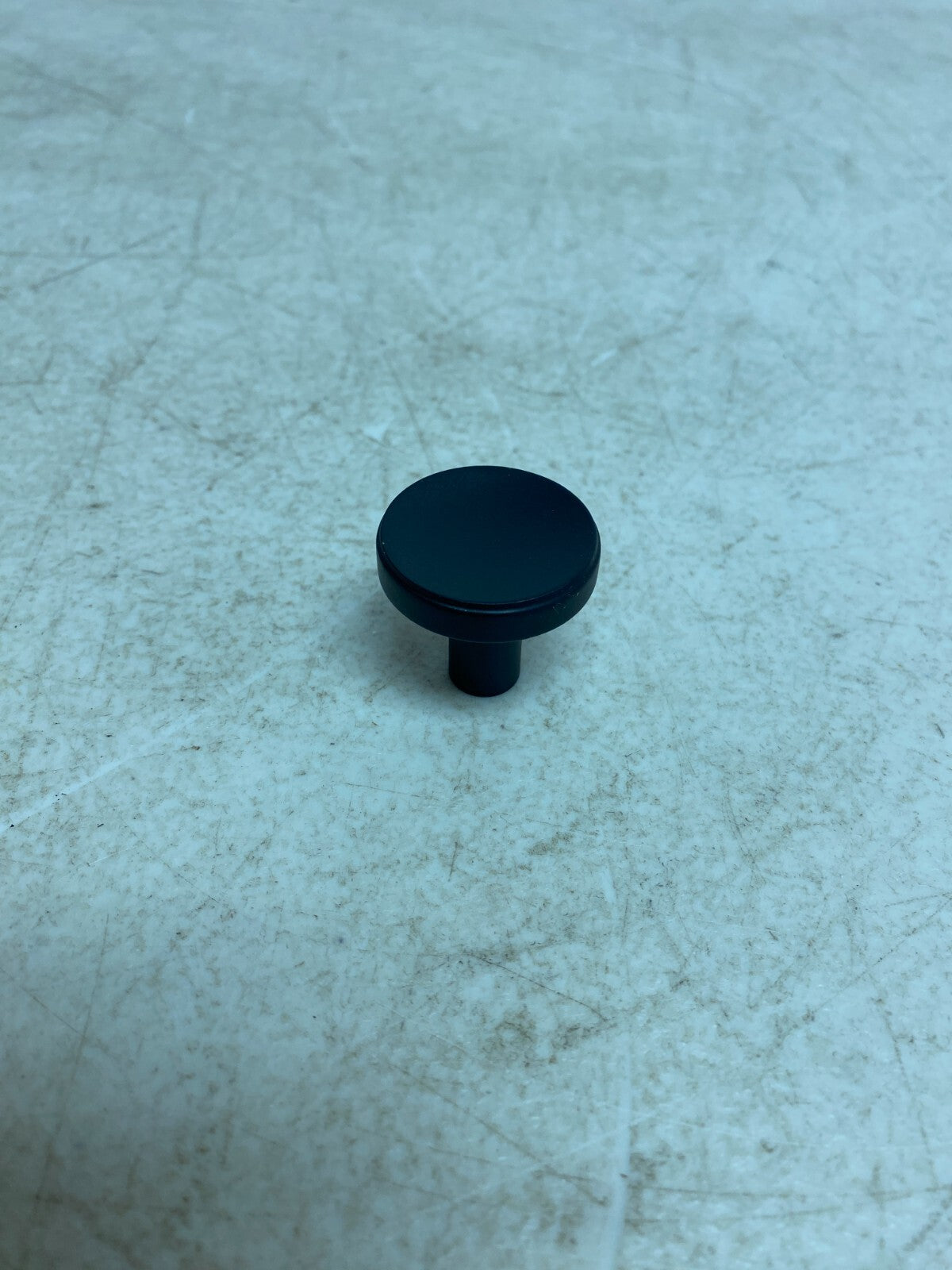 Signature Hardware 1" Lars Solid Brass Round Cabinet Knob - Black