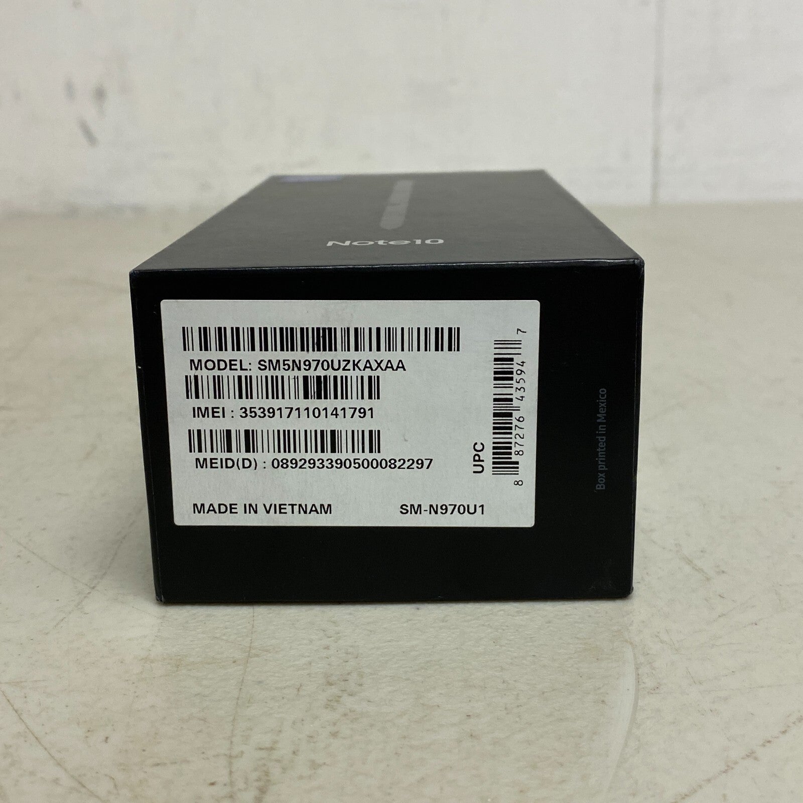 Samsung Galaxy Note10 (6.3-in) Smartphone SM-N970U AT&T Only - 256GB/Aura Black