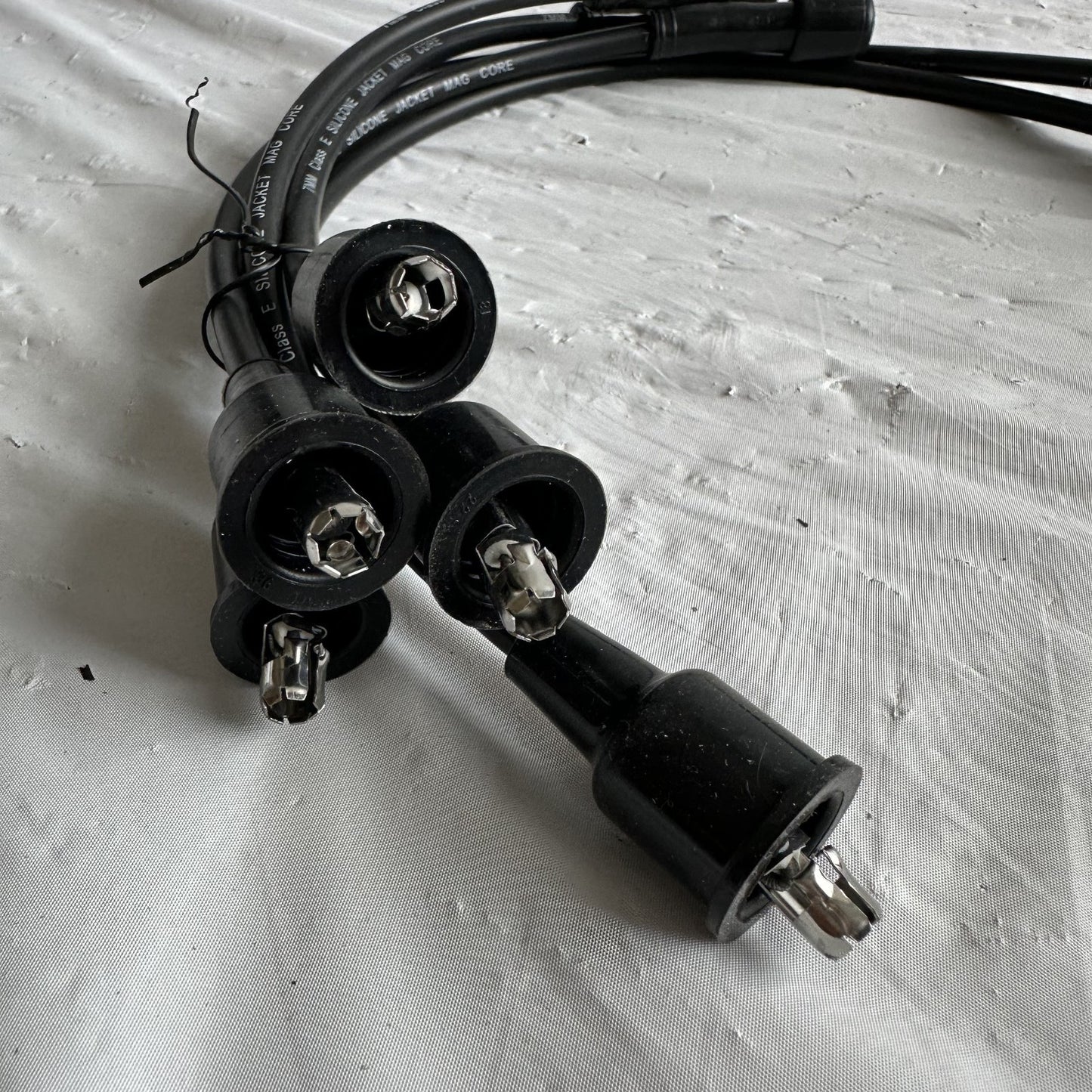 Carquest 35-4001 Spark Plug Wire Set 5 Wires Silicone Blue