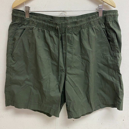VRST Men's 7” Relaxed Confort Easy Short Cotton Tensel Green Summer MAX100429