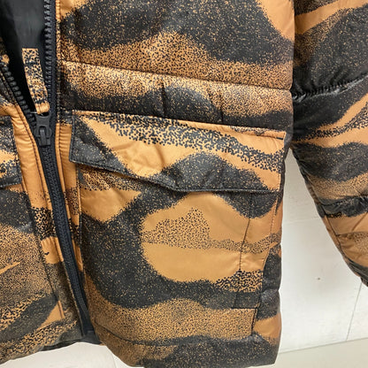 DSG Boys Insulated Puffer Jacket PRT Warm Cinnamon DOT Camouflage DOG23501PRTA