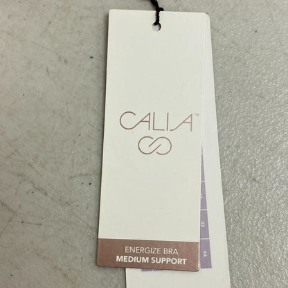 Calia Women's Energize Medium Support Rib Cage Cut Out Bra Rose WAX17227 New