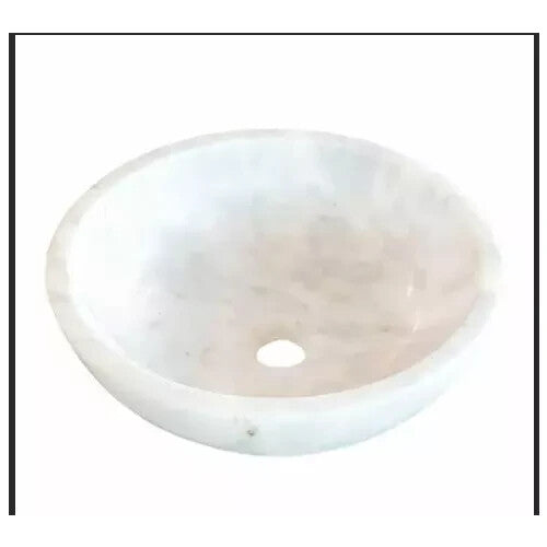 Signature Hardware Thurber Oval Marble Vessel Sink - Carrara