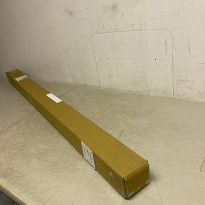 Signature Hardware 60" Straight Solid Brass Shower Rod - Matte Black