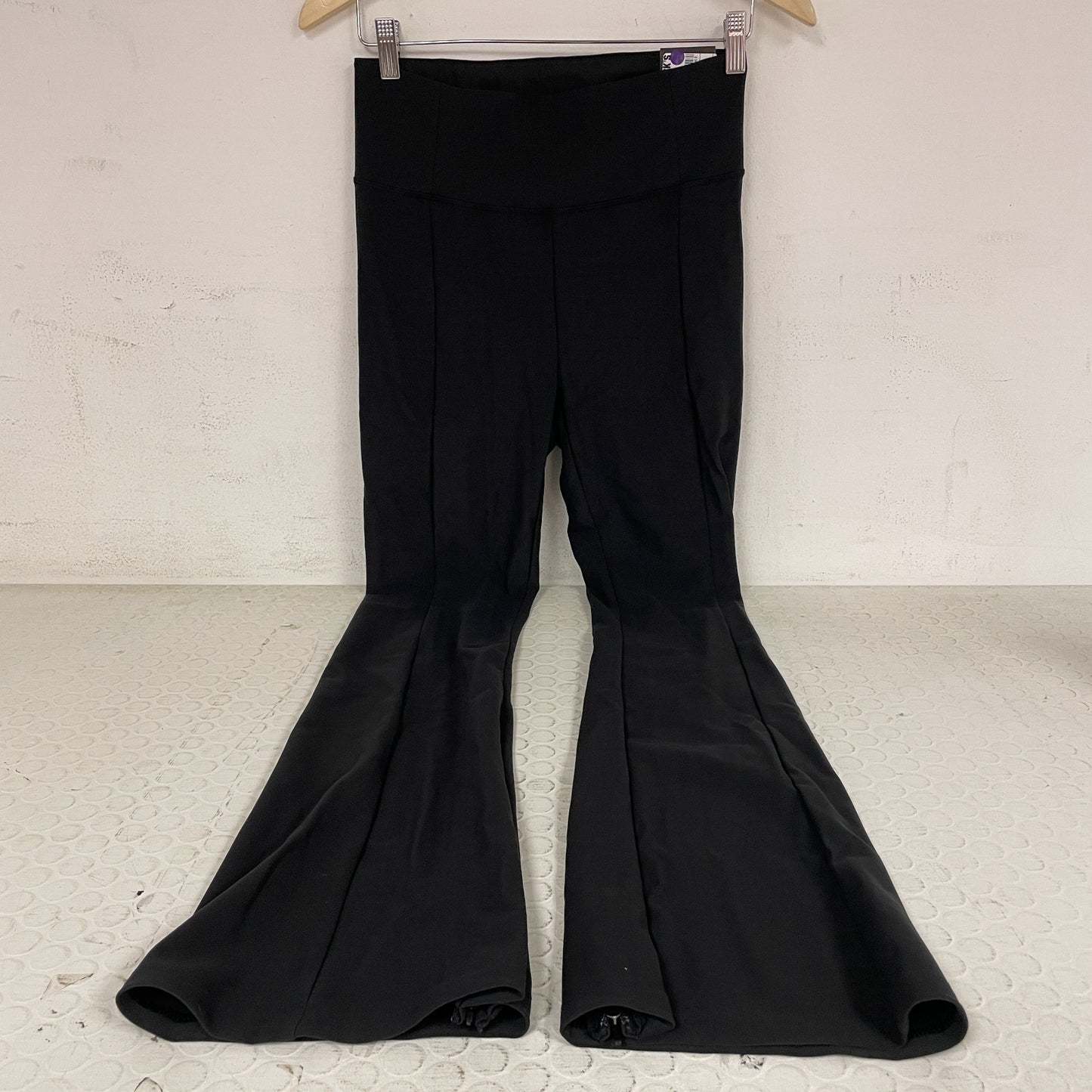 CALIA Women's Sculpt Flare Zipper Leg Pant Pure Black WAX32296