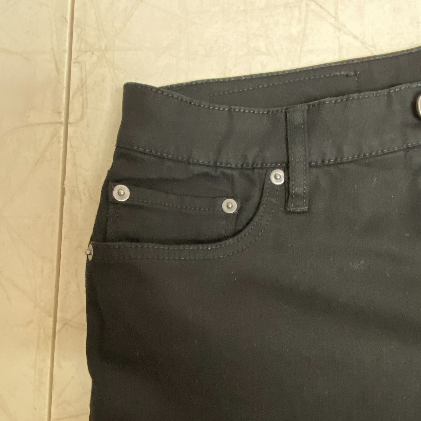 Elwood Men's Jeans Denim Slim Tapered Street Wear Black Size 32