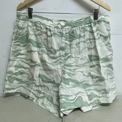 Alpine Design Womens Camping Shorts Mineral Jade Print ADW13808 BRAND NEW
