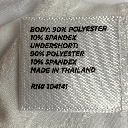 Lady Hagen Women's Eyelet Cute High Rise Skort Pure White WGH17446 New