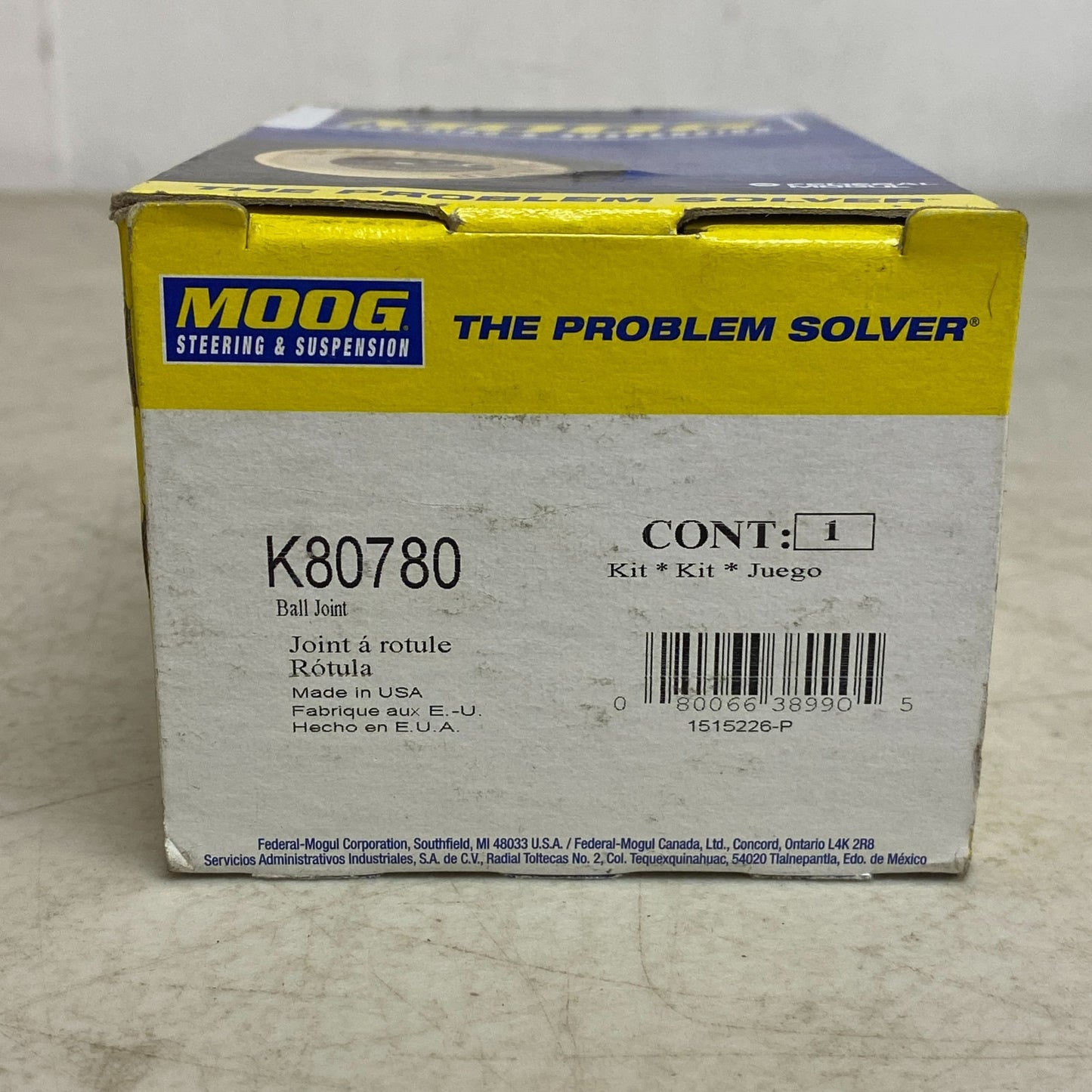 MOOG Suspension Ball Joint Greaseable Front Lower Neoprene K80780