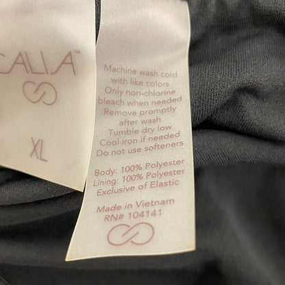 Calia Womens Performance 3" Relaxed Bonded WB Short Pure Black Solid WAX12191