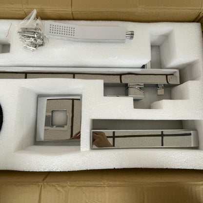 Signature Hardware Floor-Mount Tub Faucet with Hand Shower (Chrome) SH441122CP