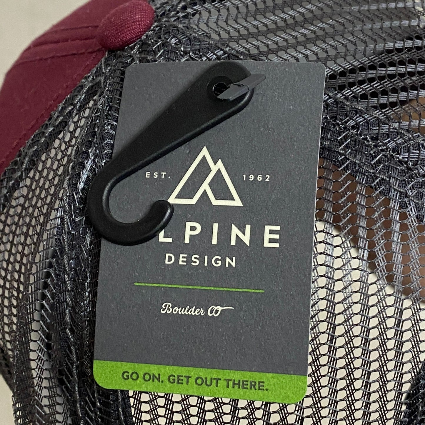 Alpine Design Men's AD M Patch Trucker Maroon ADMA3005