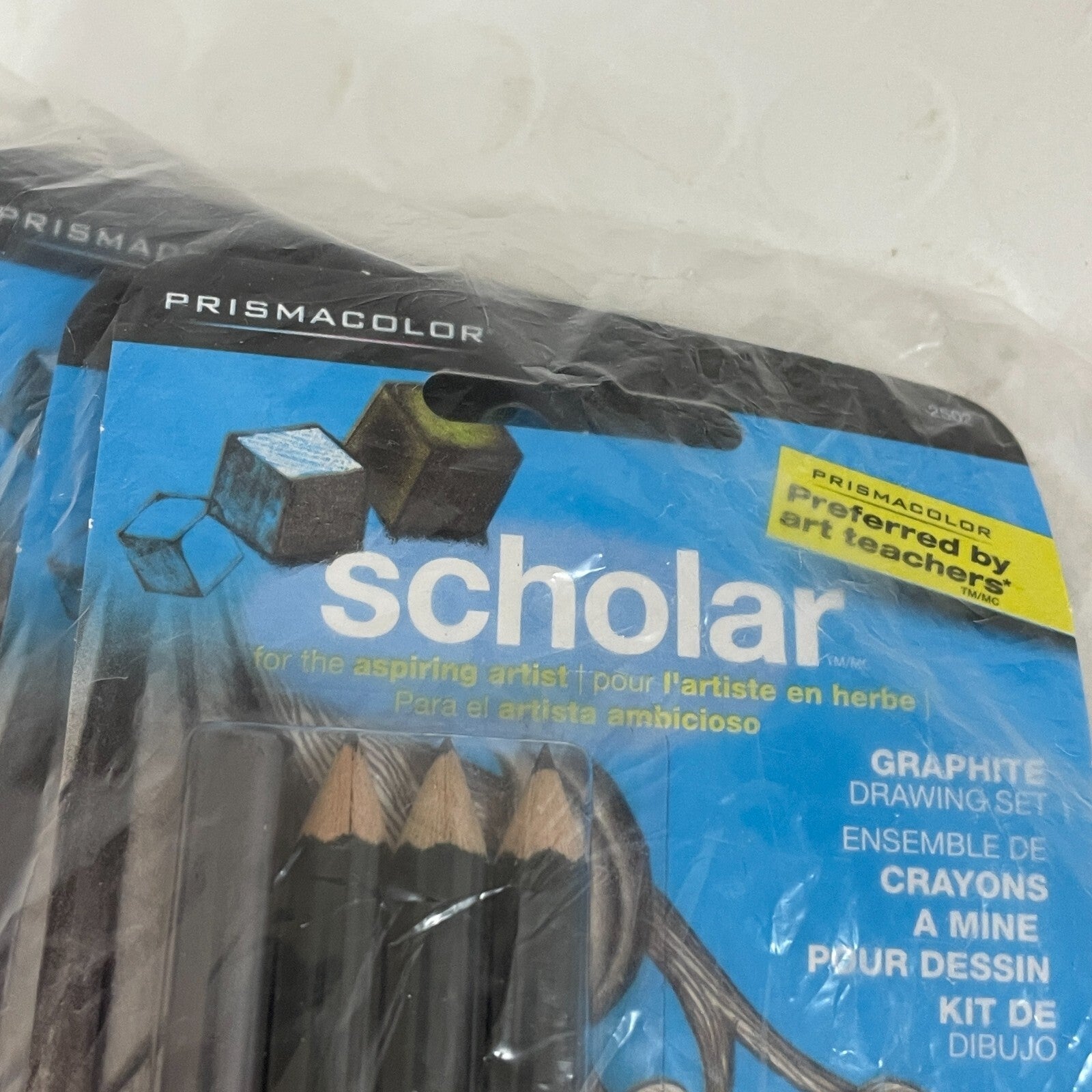 Prismacolor Scholar Graphite Pencil Drawing Set 6 Packs- 24 Pencils & 6 Eraser