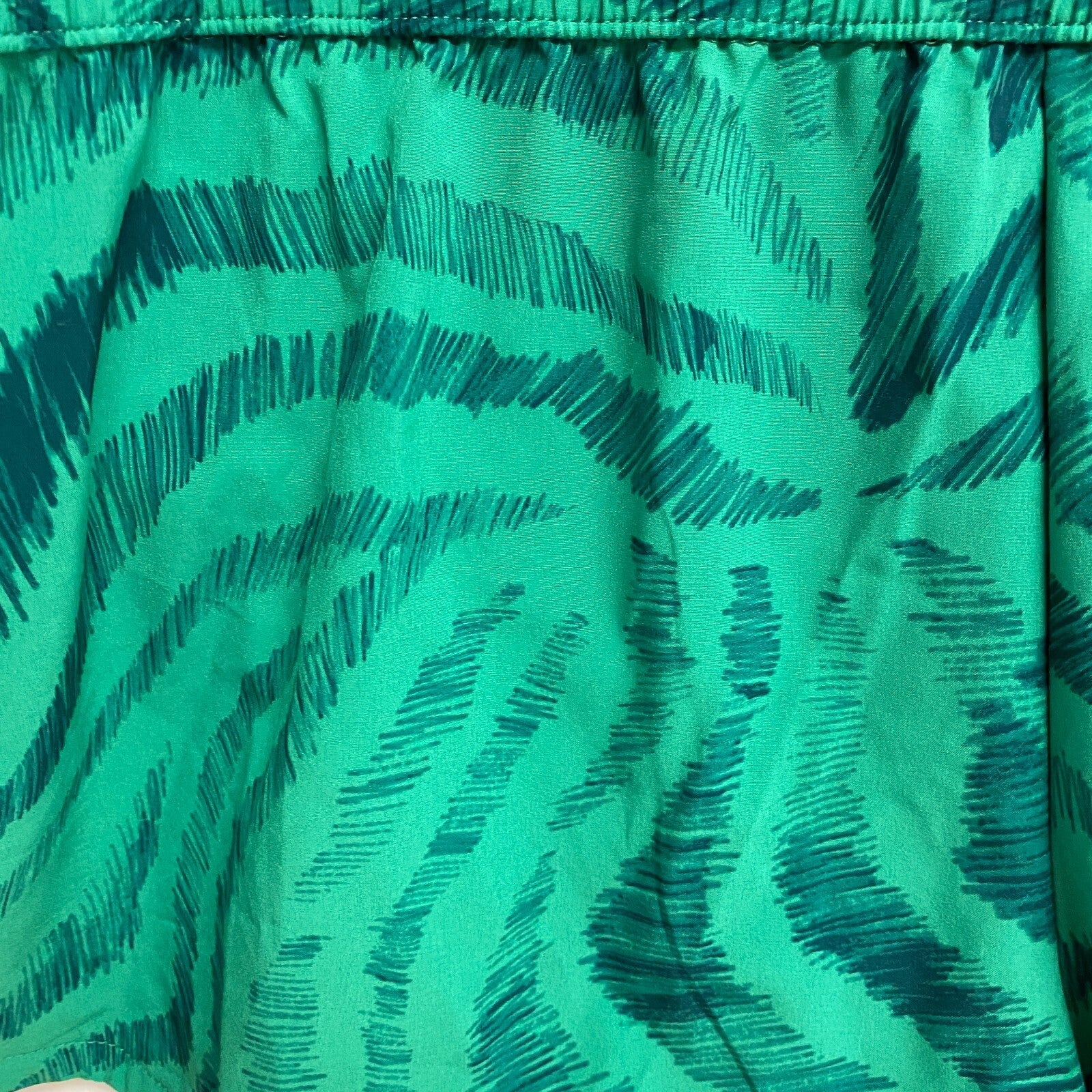 DSG Women's 3" Stride Shorts Trippy Zebra Green Stylish DAW39320APRTZ