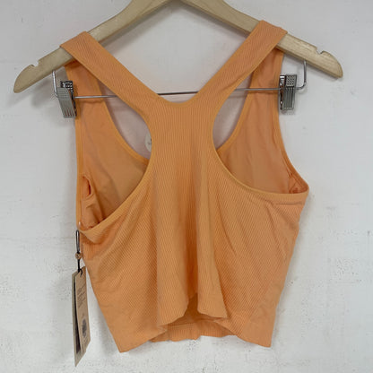 CALIA Seamless Brami Apricot Wash WAX17365 Womenâs Ribbed Crop Tank Top