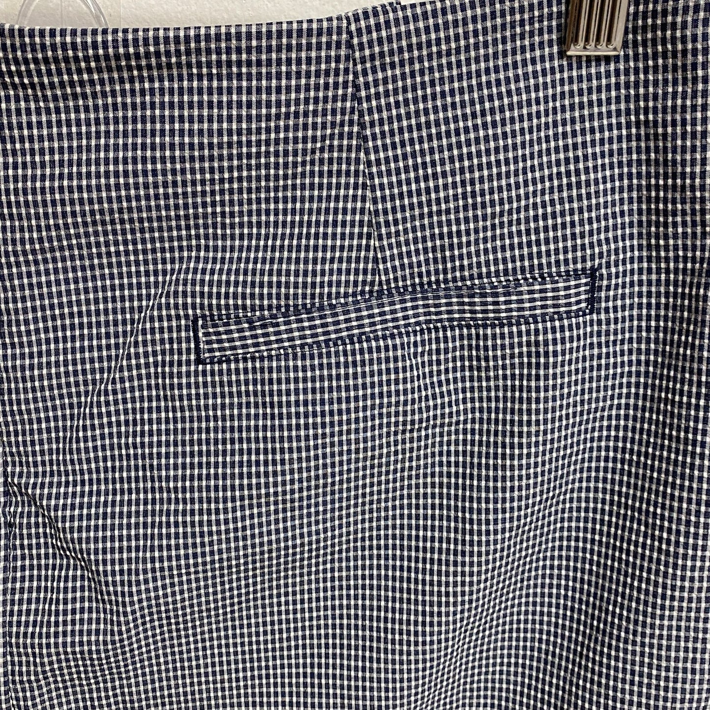 Lady Hagen Womens Skort Seersucker Built in Brief White Navy WGH17445 BRAND NEW