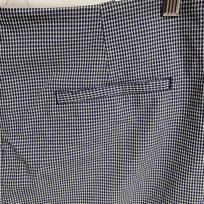 Lady Hagen Womens Skort Seersucker Built in Brief White Navy WGH17445 BRAND NEW
