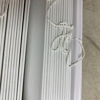 allen + roth 2-in Room Darkening Cordless Faux Wood Blind White 34in x 64in