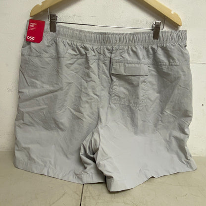 DSG X TWITCH + ALLISON Men's 6â Nylon Lifestyle Shorts Light Gray BOSSM13131