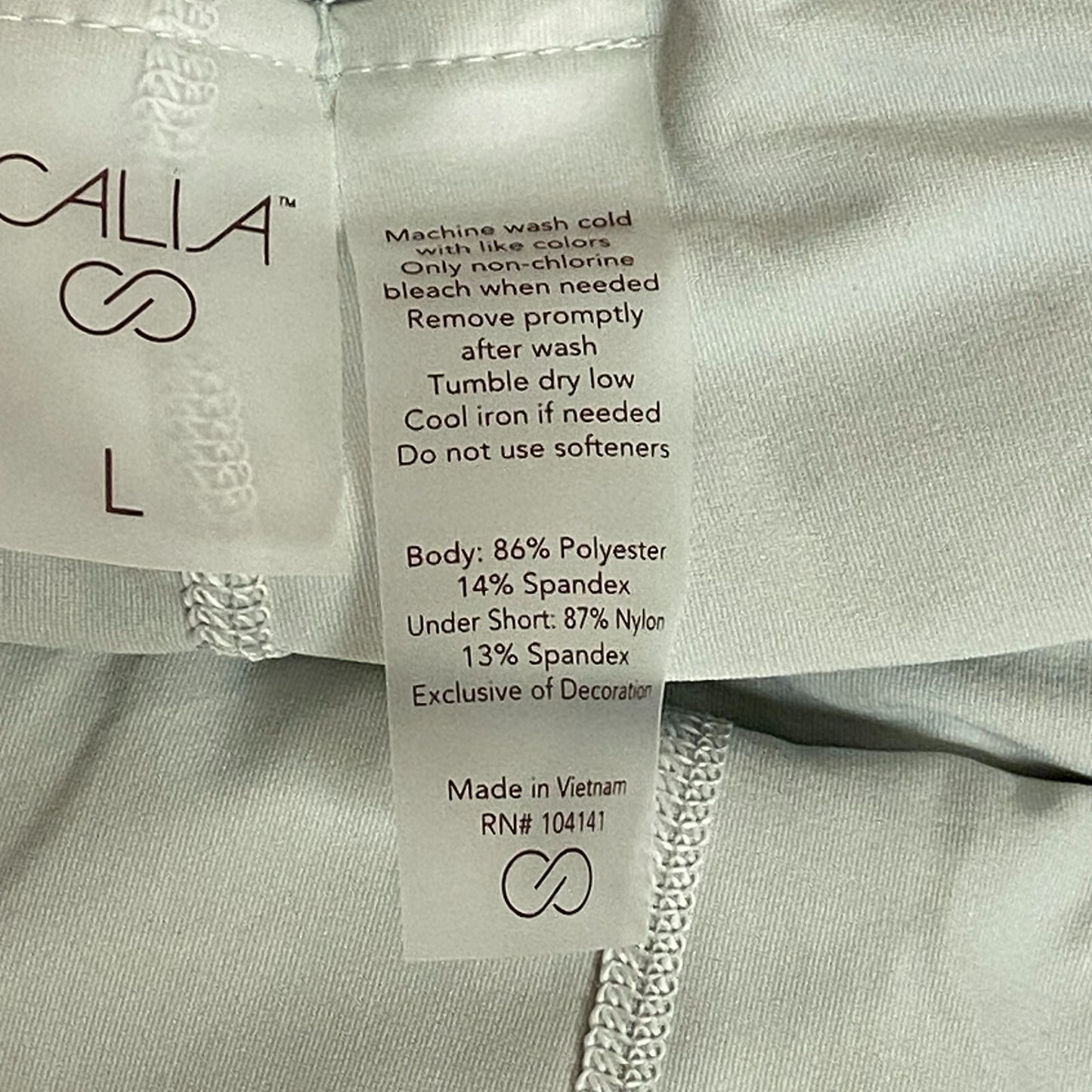 Calia Women's Mid Rise Infinity Run Skort Calming Green Relaxed Fit WAX12360