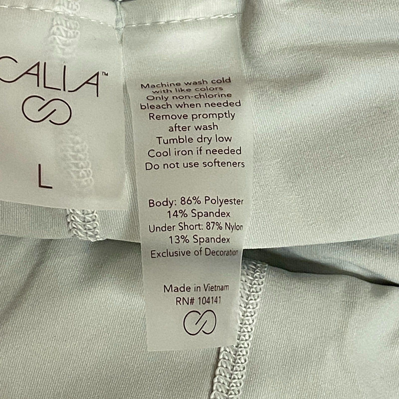 Calia Women's Mid Rise Infinity Run Skort Calming Green Relaxed Fit WAX12360