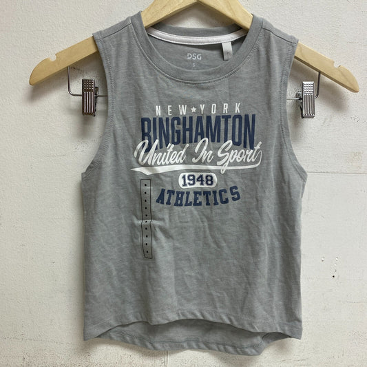 DSG Girls BF Graphic Muscle Relaxed  Tank Light Heather Gray Bh DAG13124H New