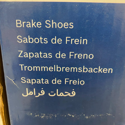 Bosch BS714 Blue Rear Drum Brake Shoe Set for Dodge Caravan Chrysler Voyager