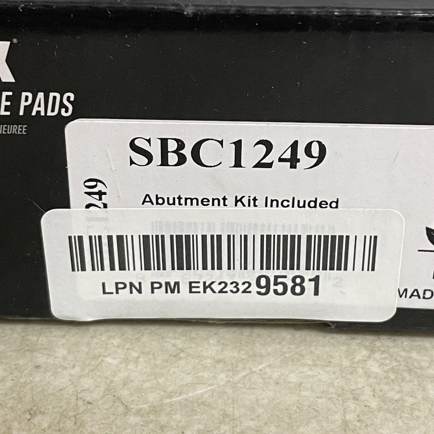 Bendix SBC1249 Premium Ceramic Front Brake Pads for Scion xA xB 2005–2006