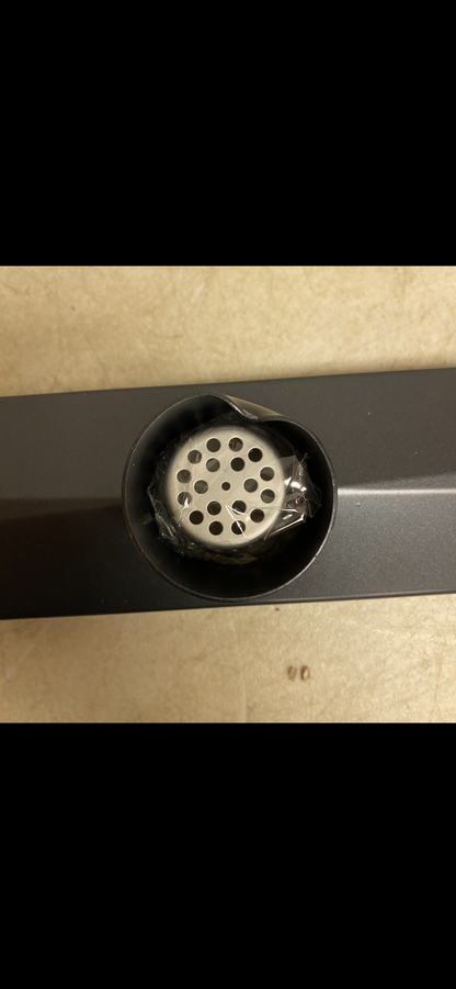 Signature Hardware 60" CARMEN OUTDOOR LINEAR SHOWER DRAIN-MATTE BLACK