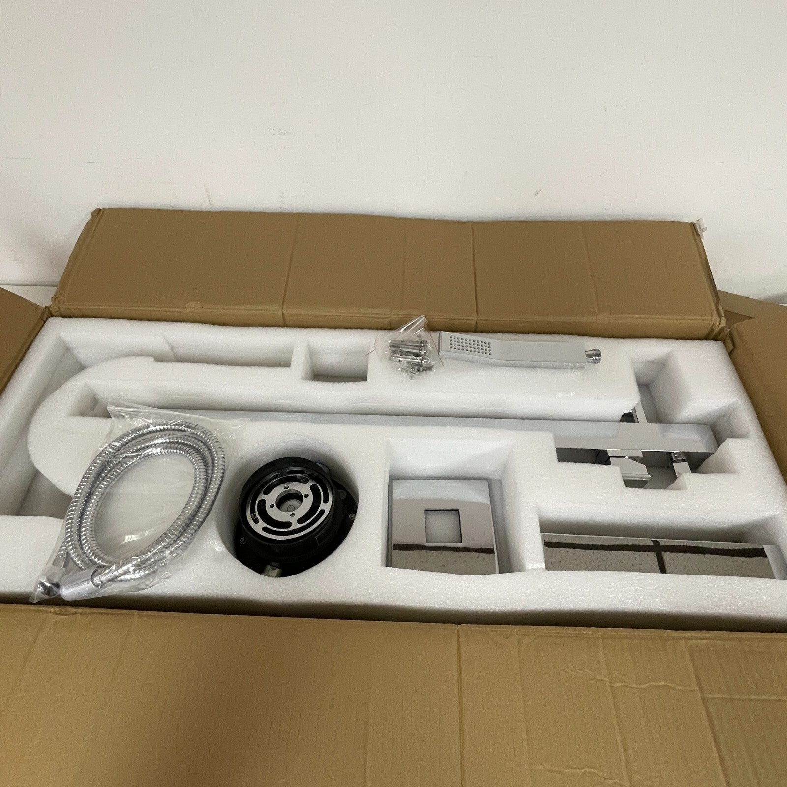 Signature Hardware Floor-Mount Tub Faucet with Hand Shower (Chrome) SH441122CP