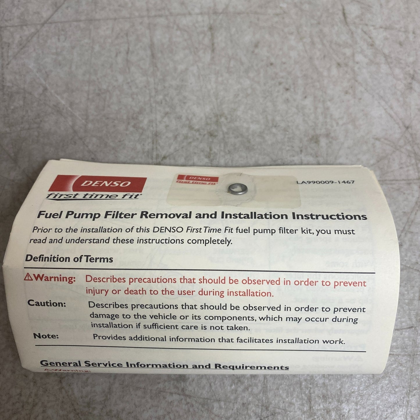 DENSO 952-0018 Fuel Pump Strainer Sock Toyota Camry Solara Sienna Lexus ES300