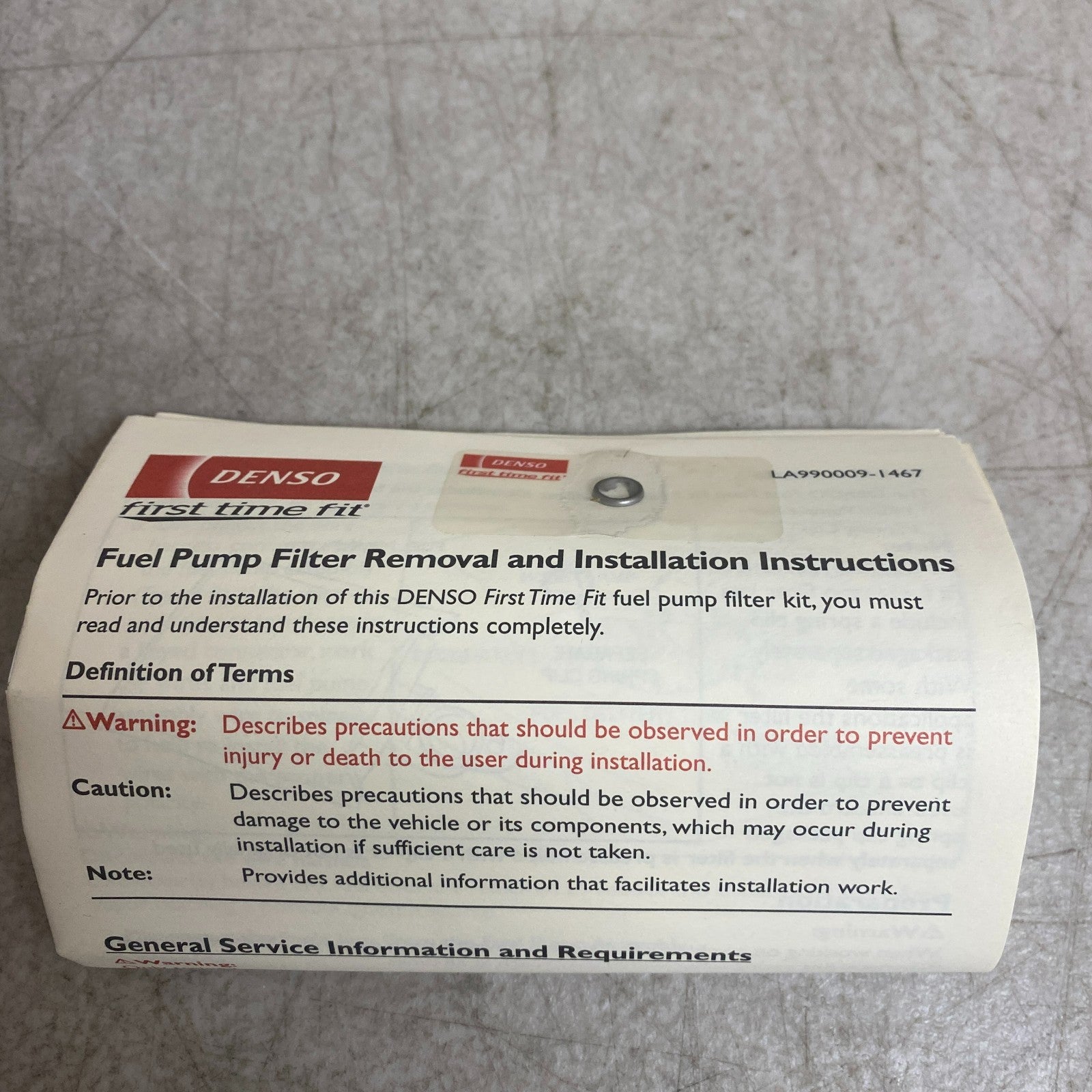 DENSO 952-0018 Fuel Pump Strainer Sock Toyota Camry Solara Sienna Lexus ES300