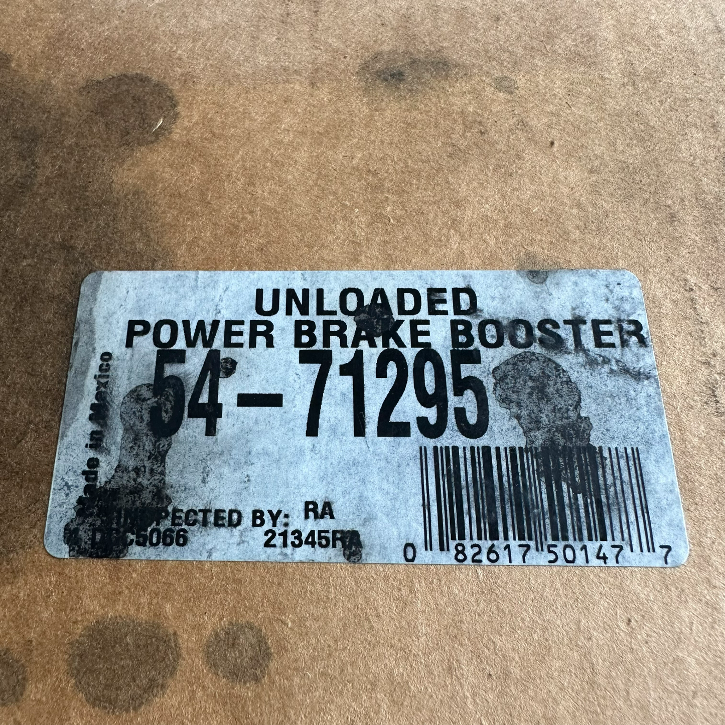 Cardone Reman 54‑71295 Power Brake Booster-GAS