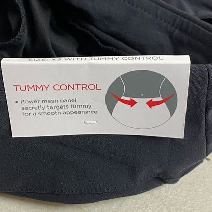 Lady Hagen Tummy Control Short 10" Pure Black Solid WGH14352