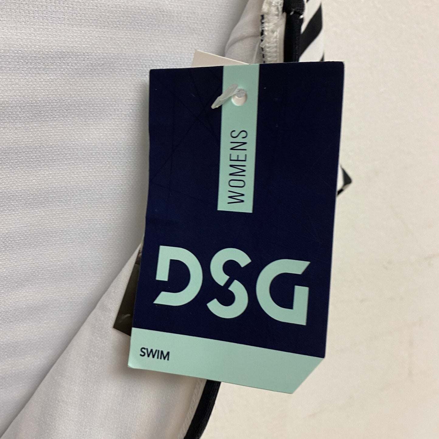 DSG Women's Swim Tomie Printed Bottom Even Striped Black/White  2314XAPRT New