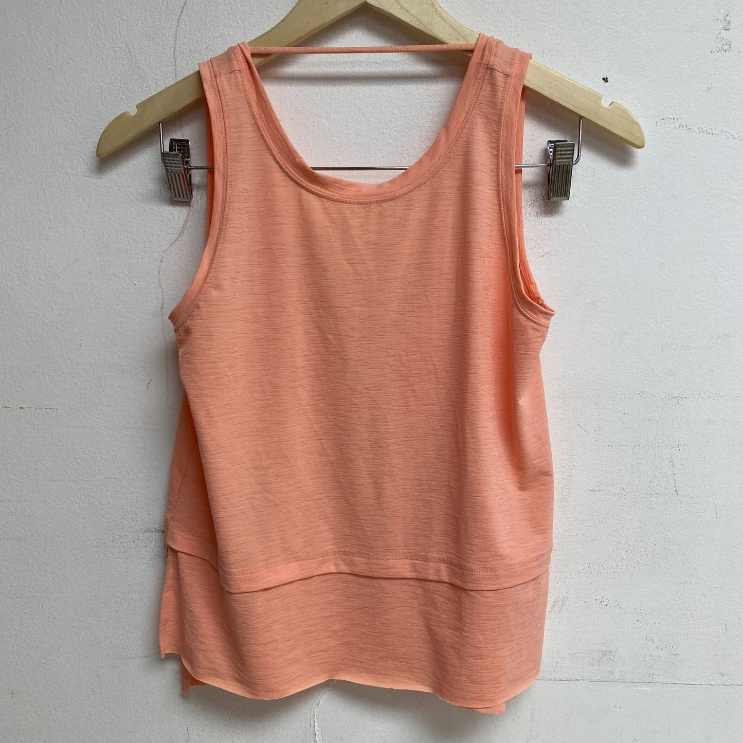 CALIA WOMEN'S Trapeze Performance Tank Peach Glow Sleeveless Solid WAX11268