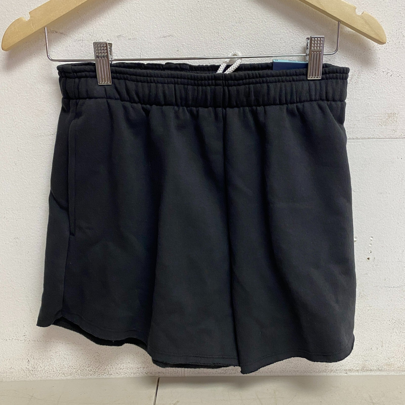 DSG Women 3" inseam Boyfriend Fleece Short Pure Black MID-RISE Relaxed DAW11431Z