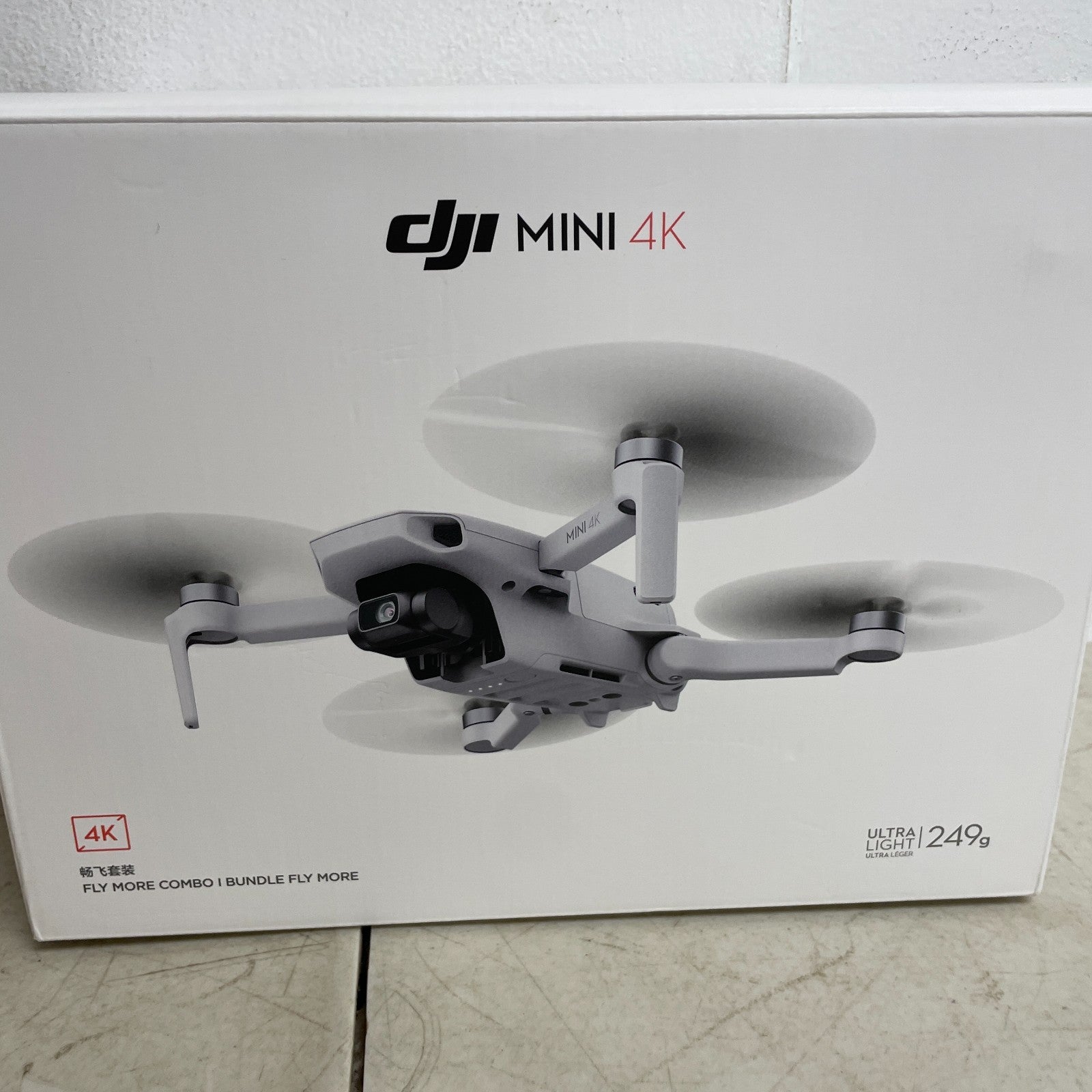 DJI Mini 4K Fly More Combo Drone 4K UHD Camera Under 249g 3-Batteries QuickShots