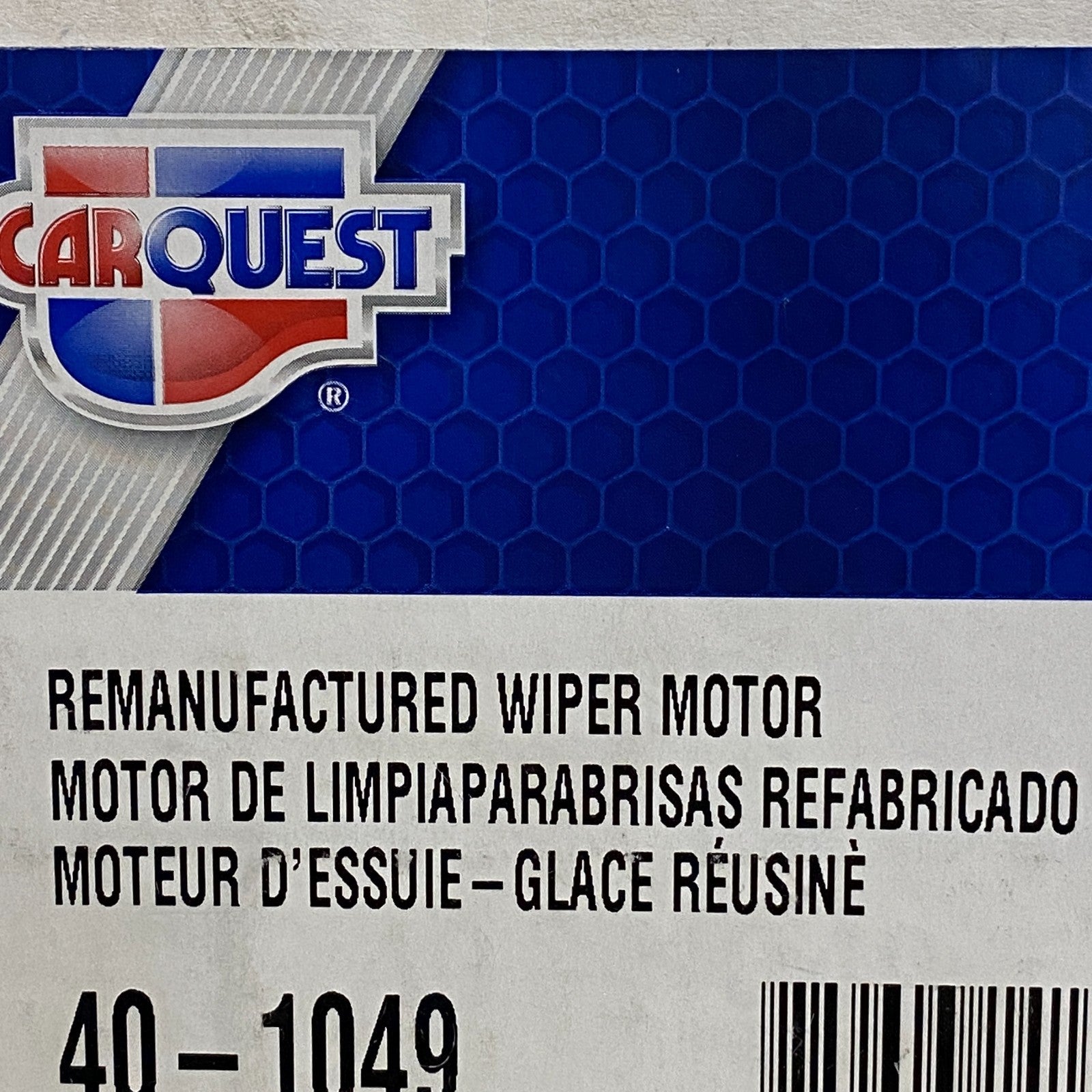CARQUEST Premium Reman Windshield Wiper Motor Front 40‑1049