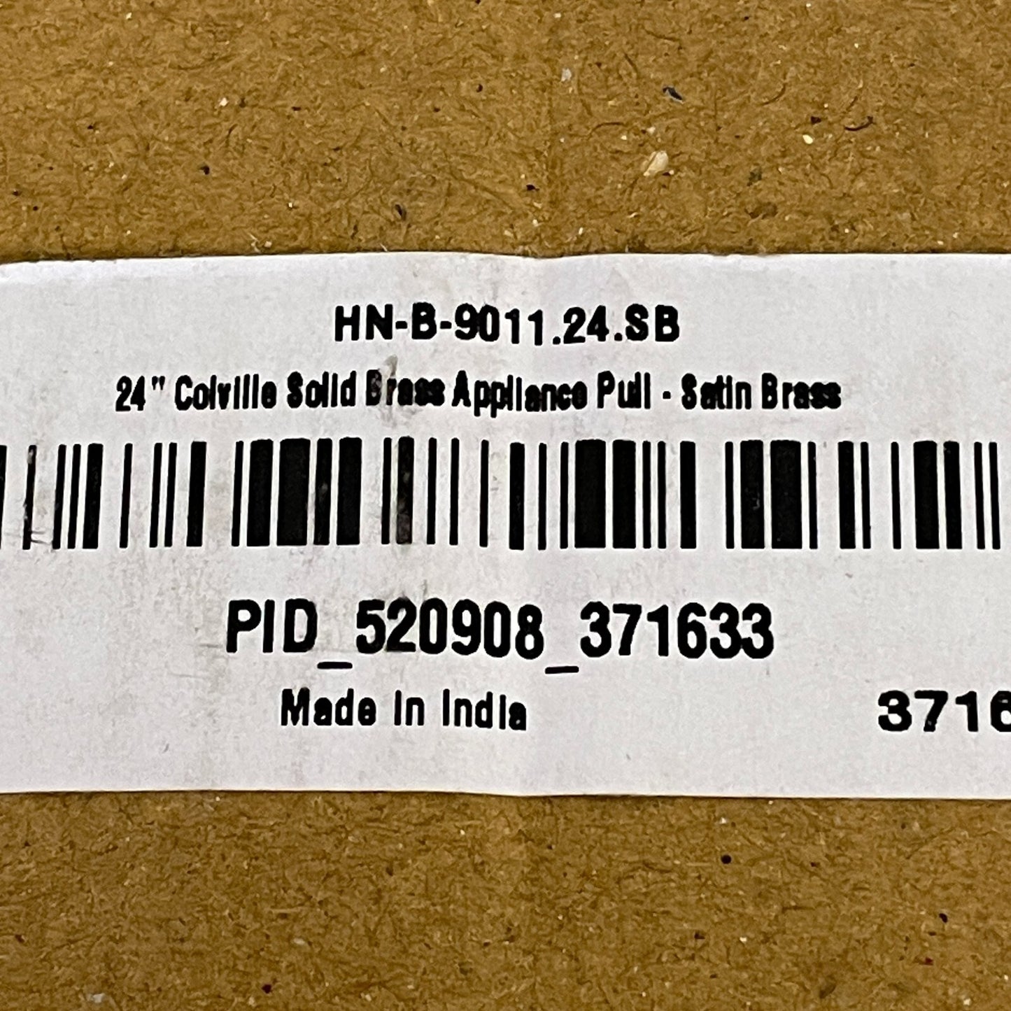 Signature Hardware 24" Colville Solid Brass Appliance Pull - Satin Brass