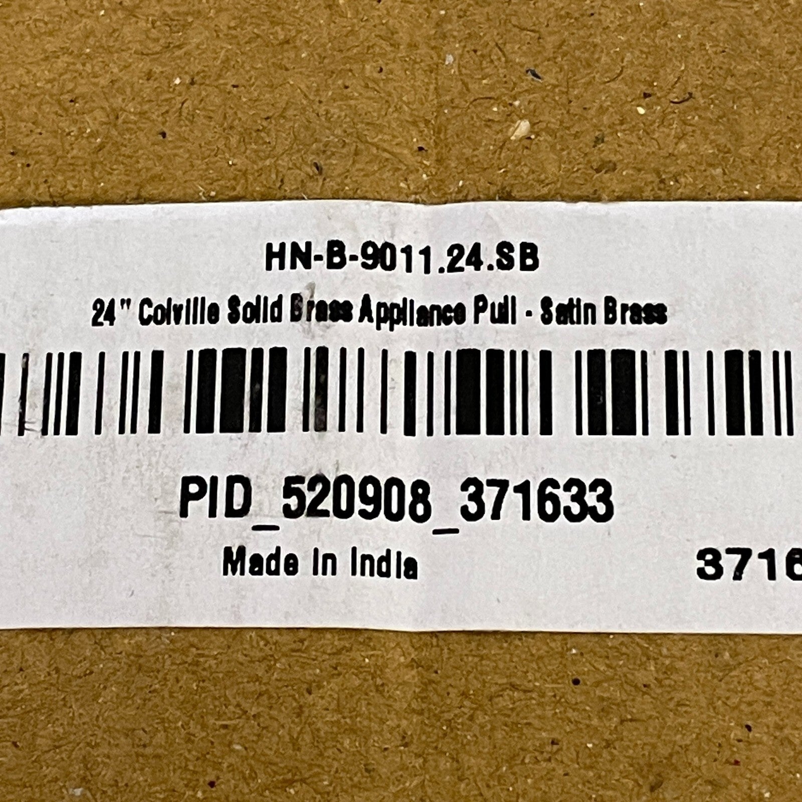 Signature Hardware 24" Colville Solid Brass Appliance Pull - Satin Brass