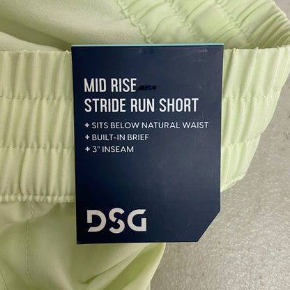 DSG Women's 3 in Stride Shorts Hyper Citrus Performance Summer Trendy DAW39320AZ