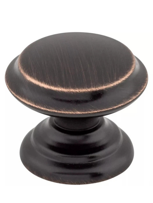 Signature Hardware Flat top Knob 1 3/8 inch Tuscan Bronze